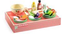 Djeco toy salad bar Mimo & Nina - wooden playset FSC 100%-3