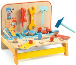 Djeco wooden tool set Bricotoo - toy tools for kids and toddlers