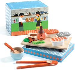 Djeco toy set Japan - wooden play set with treats