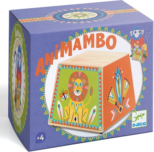 Djeco wooden cajon musical instrument for children animambo-3