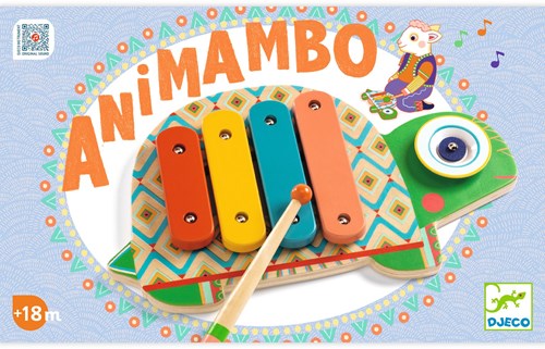 Djeco xylophone & cymbal - FSC wooden musical instrument turtle-3