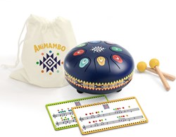Djeco musical instrument ANIMAMBO metal tongue drum for children