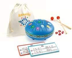 Djeco musical toy - Animambo large tongue drum 11 notes FSC certified