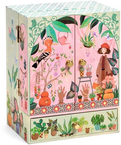 Djeco music box Secret garden jewellery box FSC MIX for kids-3