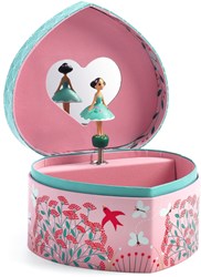 Djeco music box Mélodie du printemps - FSC MIX wooden jewelry box