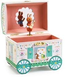 Djeco wooden toy caravan - Roulotte enchantée FSC MIX