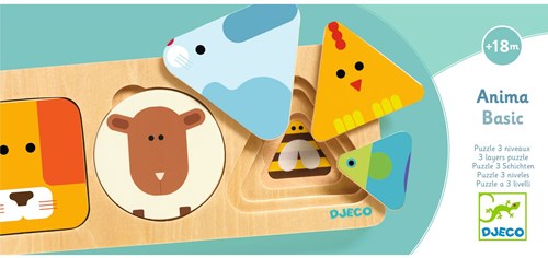 Djeco wooden baby toy AnimaBasic - FSC 100% educational-3