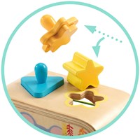 Djeco wooden shape sorter Multi Boita - educational baby toy-3