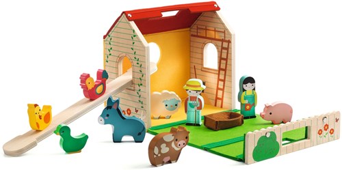 Djeco Softi-Farm - wooden farm toy FSC 100%-2