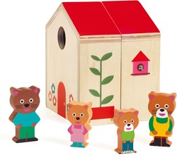 Djeco wooden dollhouse Minihouse - FSC 100% sustainable toy
