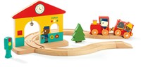 Djeco wooden train set baby colors minitrain FSC 100% toy-2
