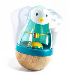 Djeco baby tumbler penguin colorful toy for babies