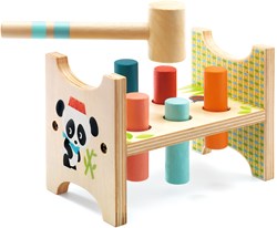 Djeco wooden hammer game Junzo taptap - FSC 100% toddler toy