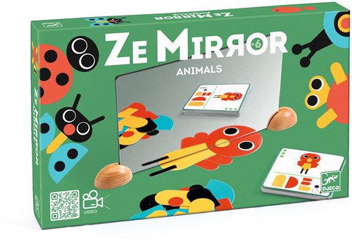 Djeco mirror game Ze Mirror Animals - educational FSC toy animals-3