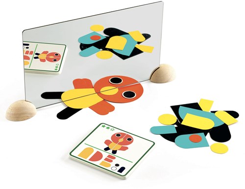 Djeco mirror game Ze Mirror Animals - educational FSC toy animals