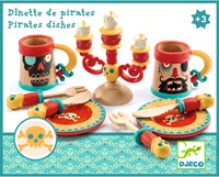 Djeco kitchen toy pirates dish playset - role play-3