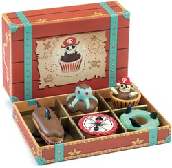 Djeco kitchen toy pirate cakes play set for kids