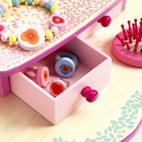 Djeco wooden dressing table Flora - FSC 100% - toy vanity girls-2