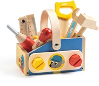 Djeco wooden toolbox Minibrico playset for kids