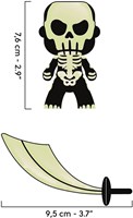 Djeco play figure Skully glow-in-the-dark toy-3