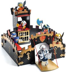 Djeco play castle Ze Black Castel - wooden knight castle Arty Toys