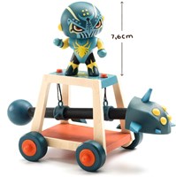 Djeco play figure Spider attak knight with ram and spider