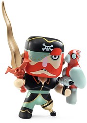 Djeco pirate play figure Sam Parrot - Arty Toys action figure