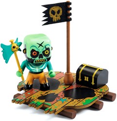 Djeco play figure Arty Toys Skullapic pirate raft