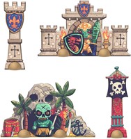 Djeco puzzle giant puzzle - battle - 30 pieces FSC MIX-3