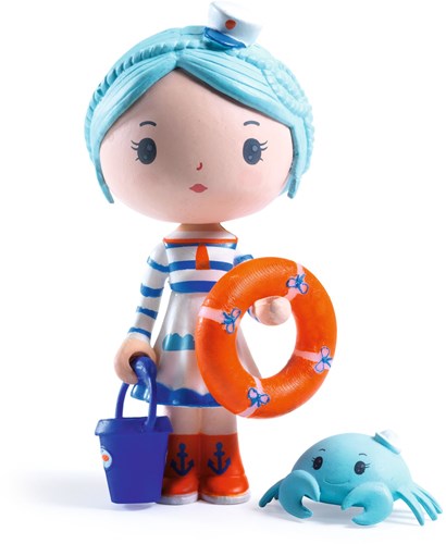 Djeco tinyly play figure Marinette & Scouic - collectible toy figure