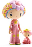 Djeco tinyly Rose tinyroom - miniature bedroom toy set-3