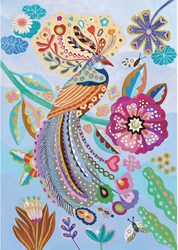 Djeco puzzle Sparkling bird - 50 pieces - glitter FSC cardboard