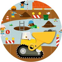 Djeco puzzle construction site - giant puzzle 12+5 pieces-3