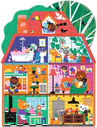 Djeco puzzle house p'tits copains - 36 pieces - FSC MIX cardboard