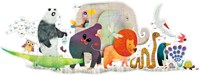 Djeco giant puzzle animal parade - 36 pieces FSC cardboard