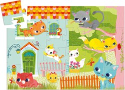 Djeco animal puzzle Pachat and his friends - 24 pieces FSC cardboard