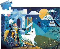 Djeco puzzle knight full moon - 36 pieces FSC cardboard