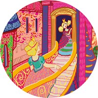 Djeco puzzle fairy castle - silhouette jigsaw 54 pieces FSC cardboard-3