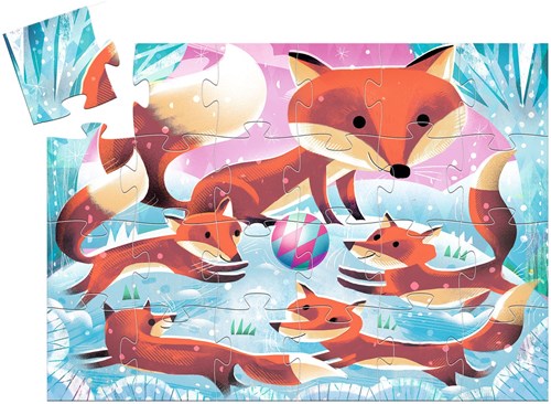 Djeco puzzle fox - 24 pieces - FSC MIX - colorful toy
