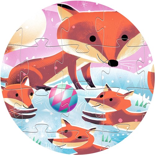 Djeco puzzle fox - 24 pieces - FSC MIX - colorful toy-3