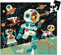 Djeco puzzle space station - 54 pieces FSC cardboard kids puzzle