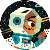 Djeco puzzle space station - 54 pieces FSC cardboard kids puzzle-3