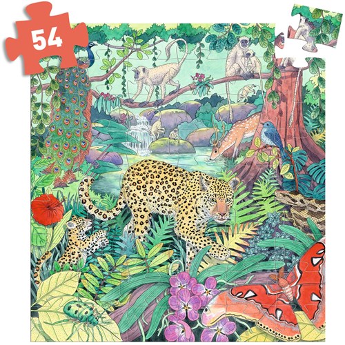 Djeco puzzle toy Jungle indienne 54 pieces FSC MIX-2