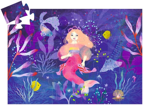 Djeco puzzle mermaid Ella - kids jigsaw 36 pieces