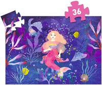 Djeco puzzle mermaid Ella - kids jigsaw 36 pieces-2