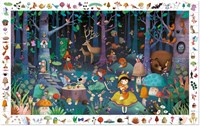 Djeco puzzle enchanted forest - observation puzzle 100 pieces FSC MIX