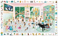 Djeco puzzle - 100 pieces - dance school for kids