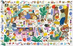 Djeco puzzle birthday - observation puzzle 54 pieces kids