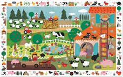 Djeco observation puzzle farm - 35 pieces FSC cardboard