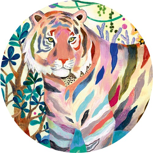 Djeco puzzle Rainbow Tigers - colorful 1000 piece jigsaw FSC certified-3